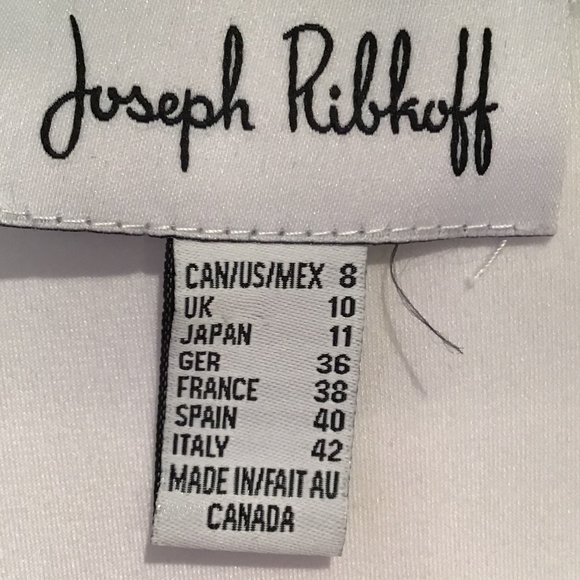 Joseph Ribkoff Off Shoulder Split Hem Tunic Size 8 - Picture 4 of 4